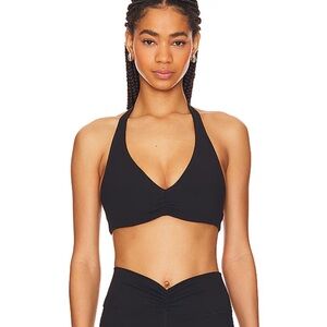 WeWoreWhat V-Neck Halter Bra NWT XS
